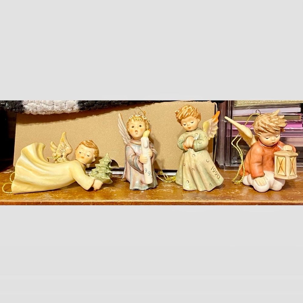 Vintage Hummel Christmas ornaments